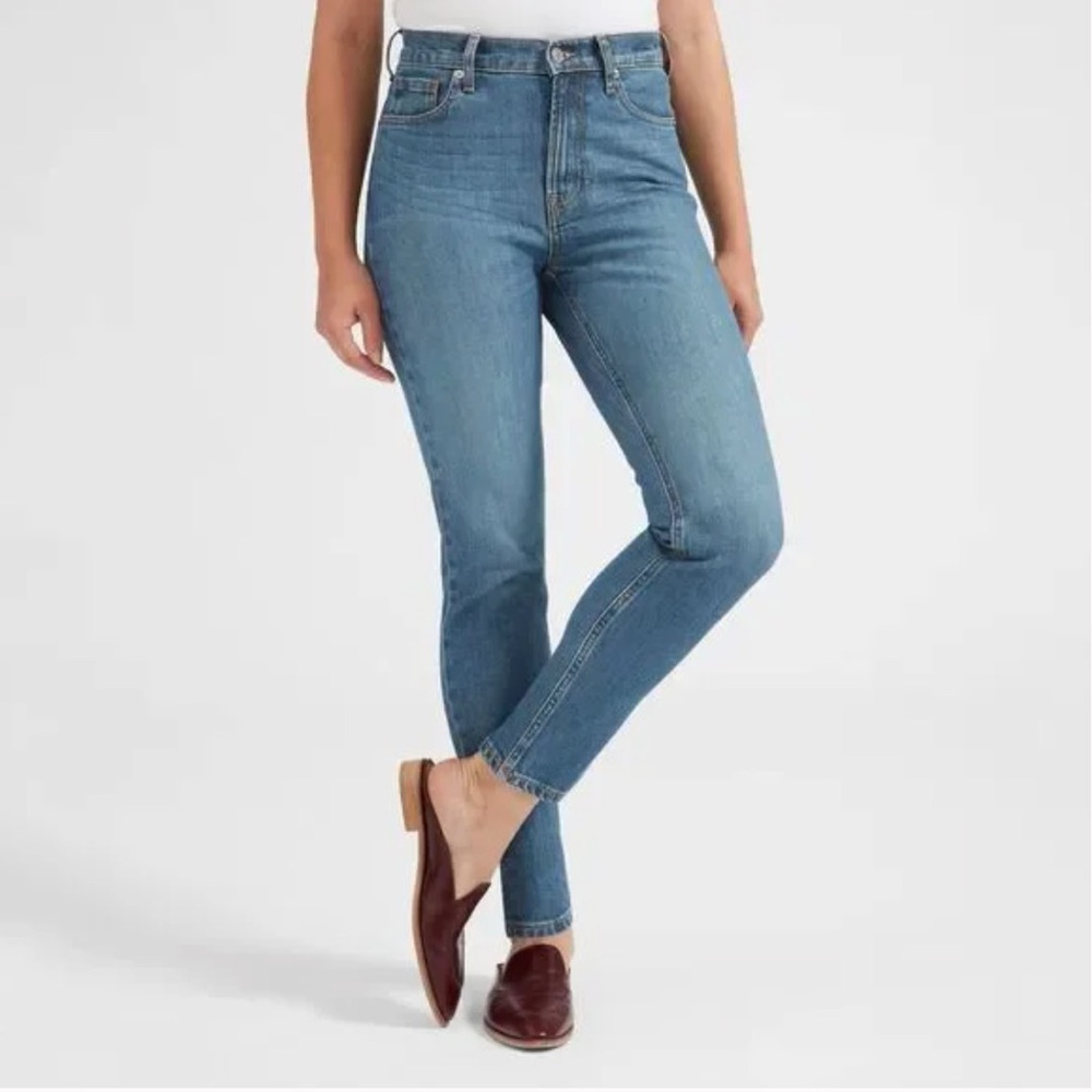 Everlane Medium Wash High Rise Skinny Jeans 27 Regular